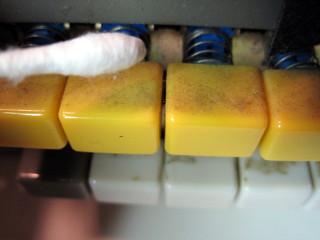 Cleaning The Buttons